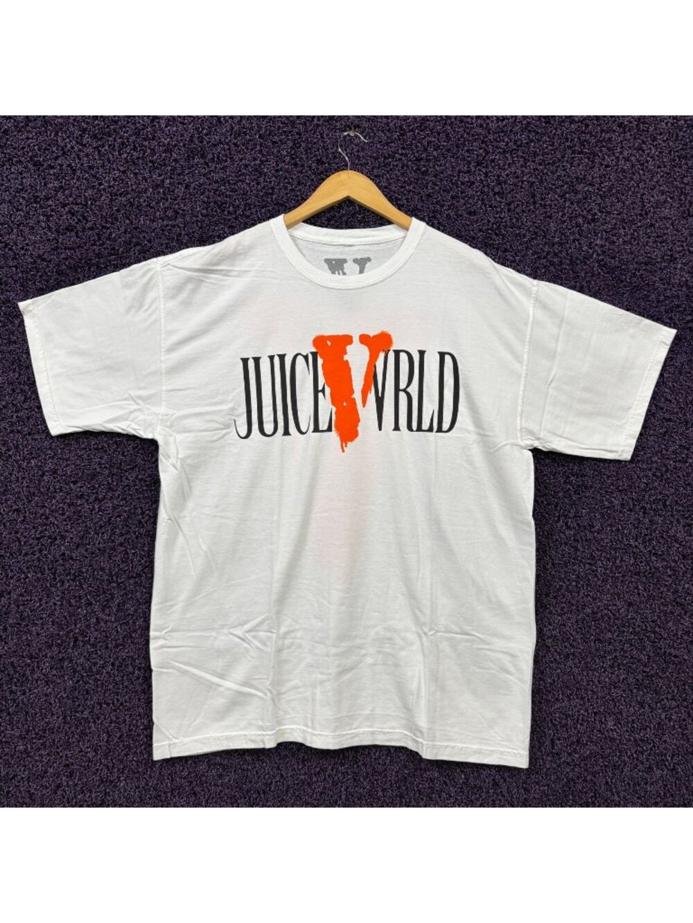 Juice WRLD x VLONE Spell-Out 999 Club Hip Hop T-Shirt XL